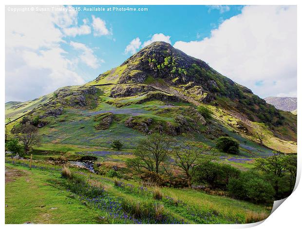 Rannerdale Knotts Print by Susan Tinsley