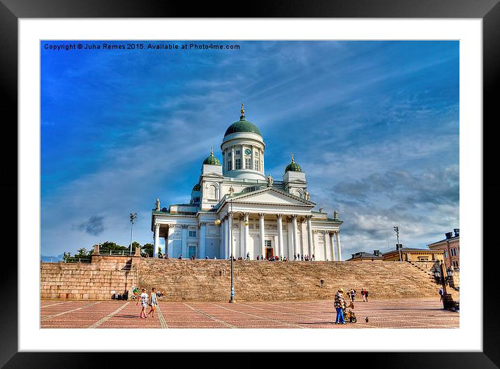 Helsinki Cathedral Framed Mounted Print by Juha Remes