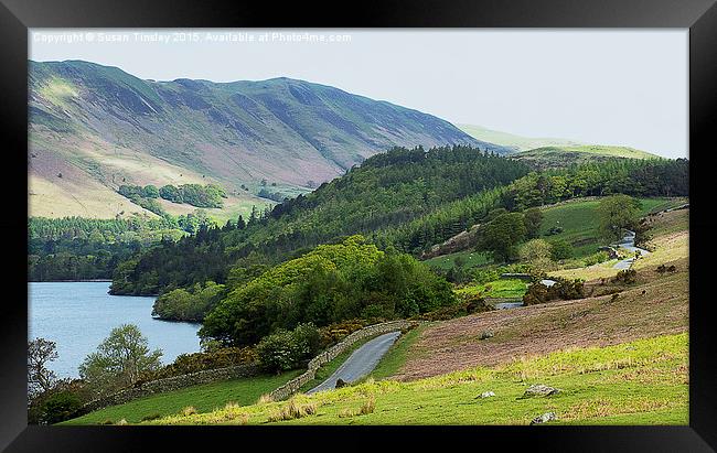 Road to Cockermouth Framed Print by Susan Tinsley