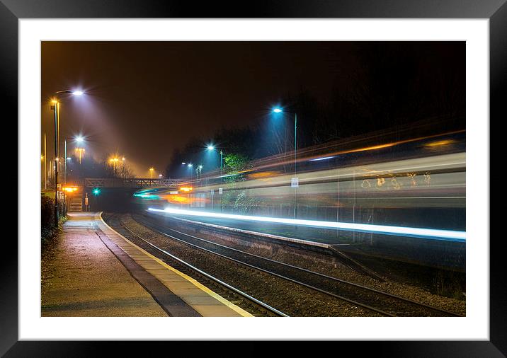  Passing train Framed Mounted Print by Dean Merry