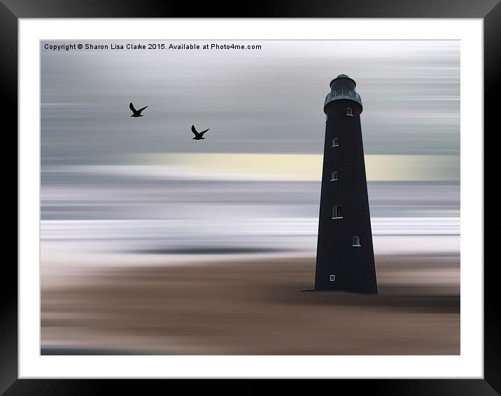  Lighthouse 2 Framed Mounted Print by Sharon Lisa Clarke