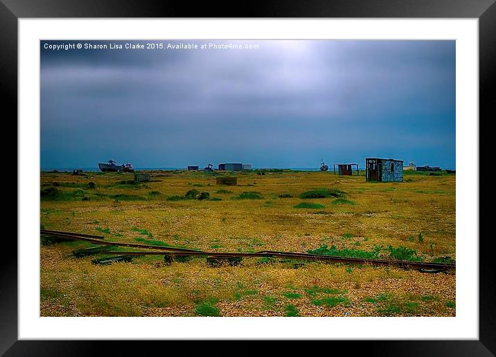  Dungeness wasteland Framed Mounted Print by Sharon Lisa Clarke
