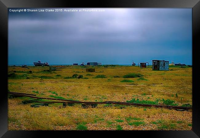  Dungeness wasteland Framed Print by Sharon Lisa Clarke