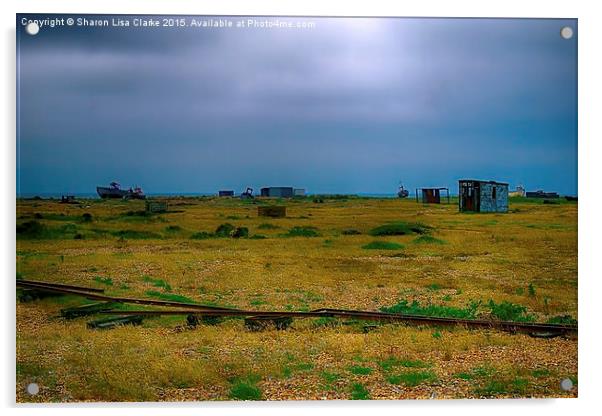  Dungeness wasteland Acrylic by Sharon Lisa Clarke