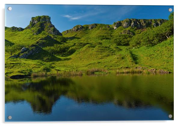 The Fairy Glen, Uig, Skye Acrylic by David Ross