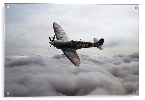 The Spitfire Legend Acrylic by J Biggadike