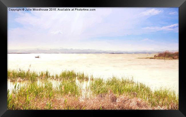 Albufera Lagoon Framed Print by Julie Woodhouse