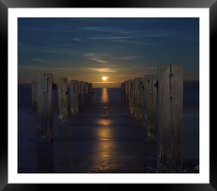  Moonrise Framed Mounted Print by Paul Nichols