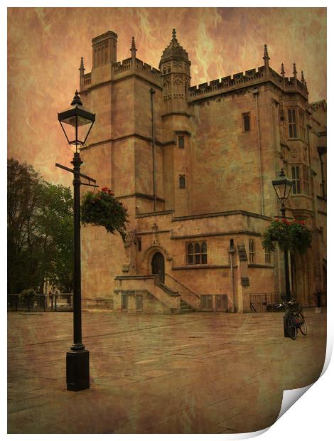 The Old Gatehouse, Bristol City.  Print by Heather Goodwin