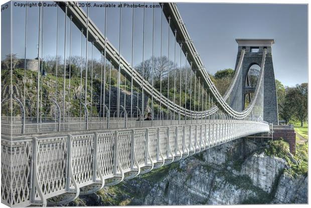  Clifton Suspension Bridge Canvas Print by David Birchall