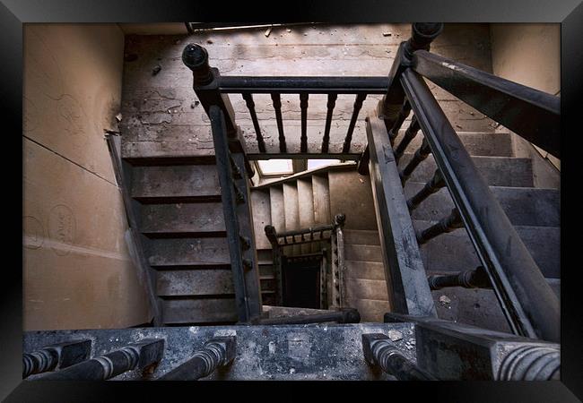  old mill stairs  Framed Print by simon sugden