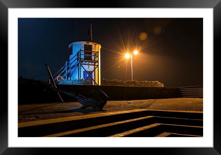  Porthcawl Watch tower Framed Mounted Print by Dean Merry