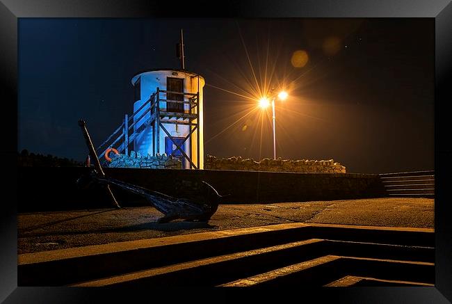  Porthcawl Watch tower Framed Print by Dean Merry