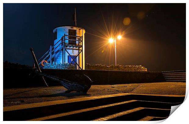  Porthcawl Watch tower Print by Dean Merry