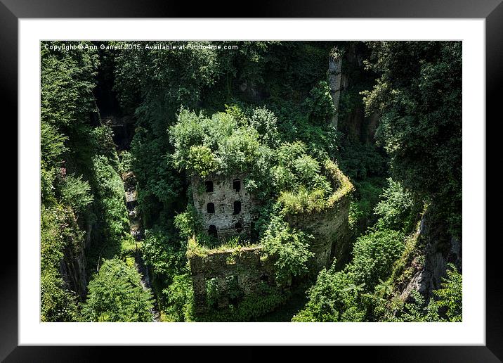The Valley of the Mills, Sorrento Italy Framed Mounted Print by Ann Garrett