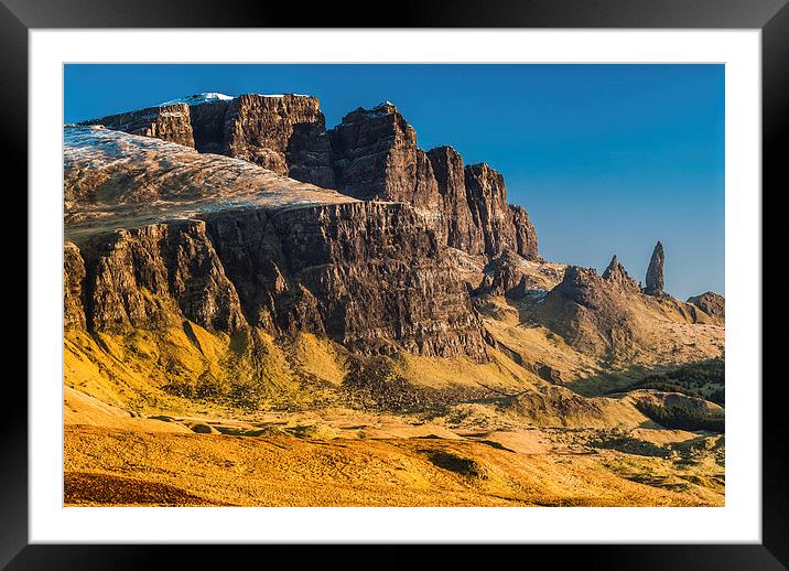 The Old Man of Storr, Isle of Skye Framed Mounted Print by David Ross