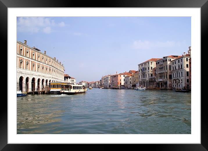 The Grand canal Framed Mounted Print by Steven Plowman