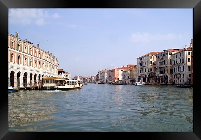  The Grand canal Framed Print by Steven Plowman