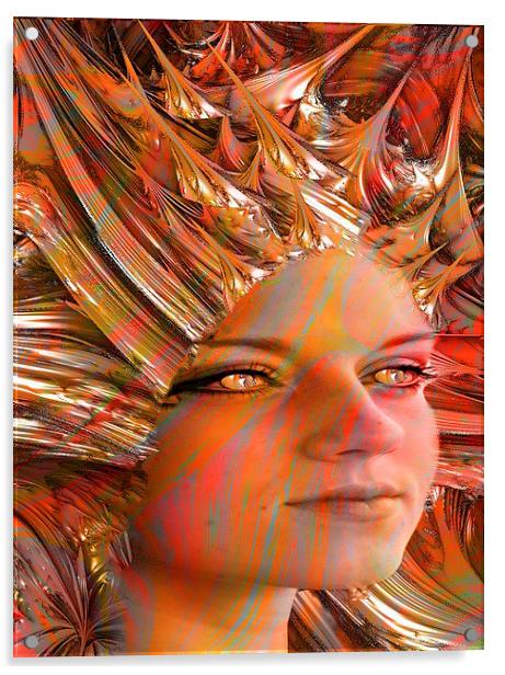  Crystal Eyes Acrylic by Matthew Lacey