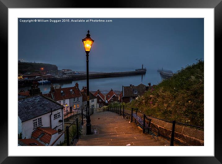  Whitby North Yorkshire . Framed Mounted Print by William Duggan