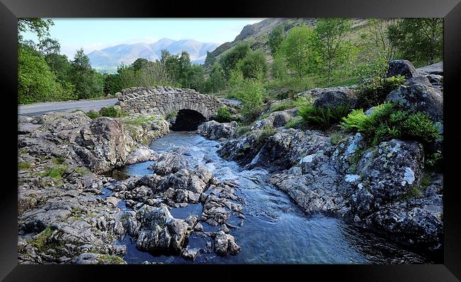  Ashness Bridge Cumbria Framed Print by Tony Bates