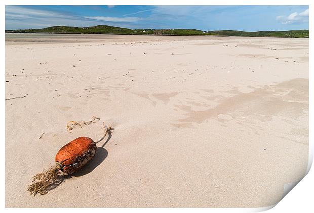 Uig beach, Isle of Lewis Print by David Ross