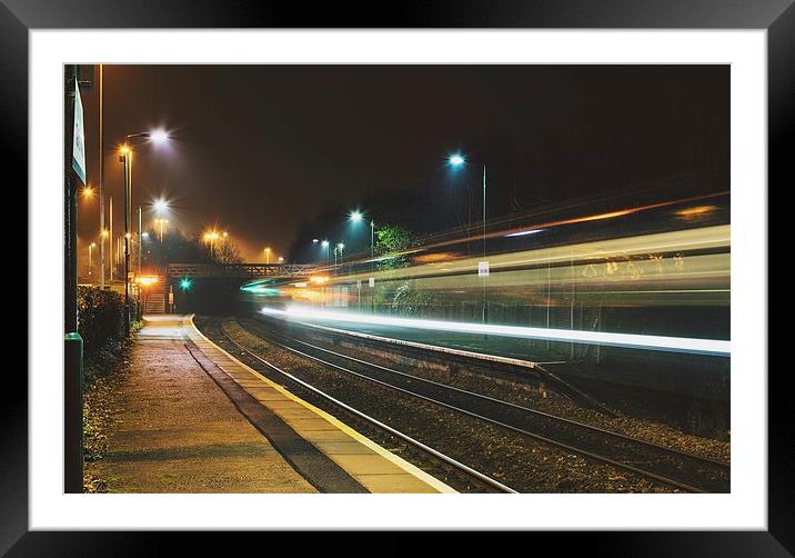 Passing train Framed Mounted Print by Dean Merry