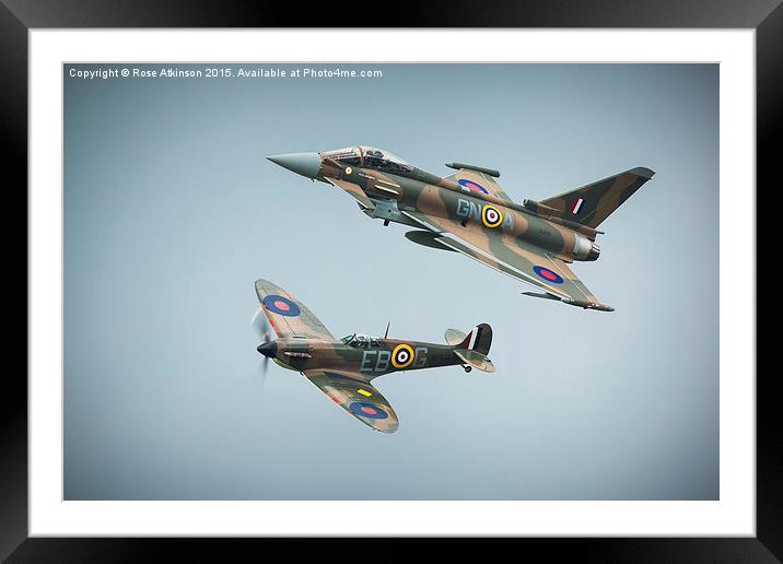  RAF Synchro Pair 2015 Framed Mounted Print by Rose Atkinson