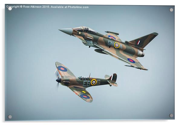  RAF Synchro Pair 2015 Acrylic by Rose Atkinson