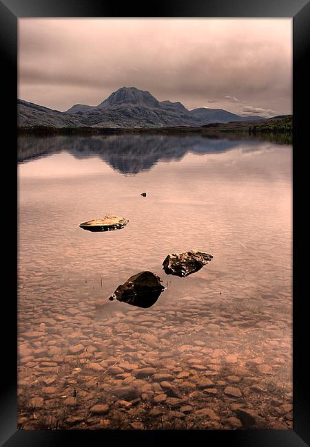 Slioch by Loch Maree  Framed Print by Jacqi Elmslie
