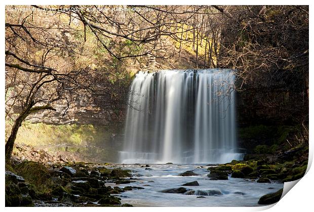 Waterfalls at Brecon Print by Graham Light