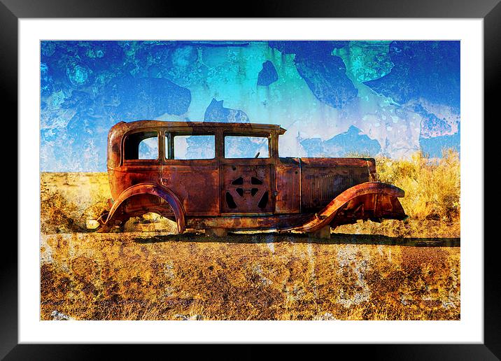  Rusting in Splendour Framed Mounted Print by David Hare