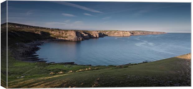 South Gower coastline Canvas Print by Leighton Collins