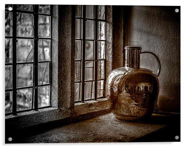  Tudor Window Acrylic by John Baker