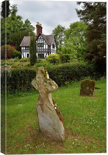 Shropshire Country House Canvas Print by Gary Kenyon