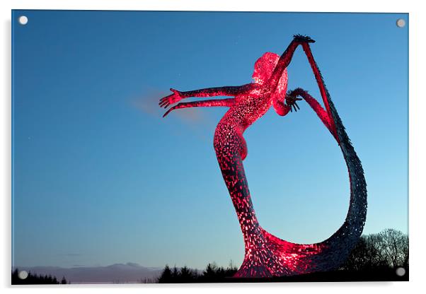   Arria by Andy Scott. Acrylic by Tommy Dickson