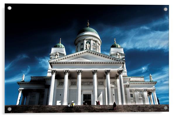  Helsinki Cathedral Acrylic by Gö Vān