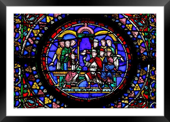  Jesus in the Temple Framed Mounted Print by Carole-Anne Fooks