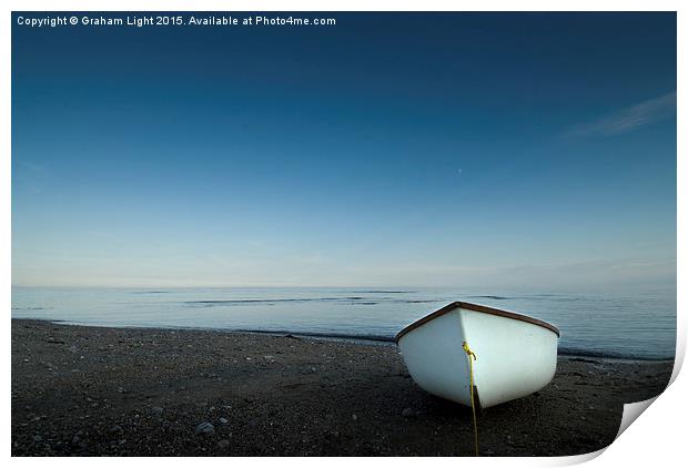 Waitng for the tide Print by Graham Light