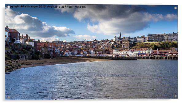  Whitby Outer Harbour  Acrylic by keith sayer