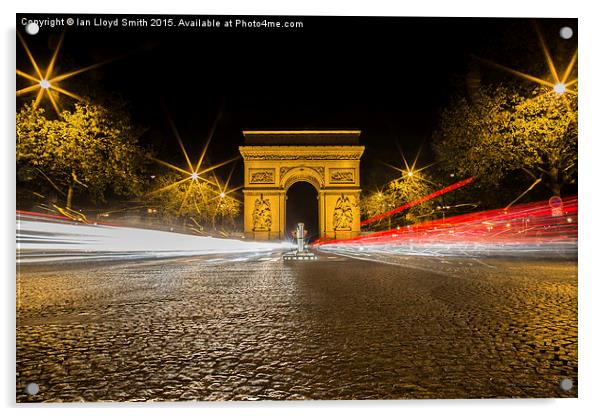  Arc de Triomphe Acrylic by Ian Lloyd Smith