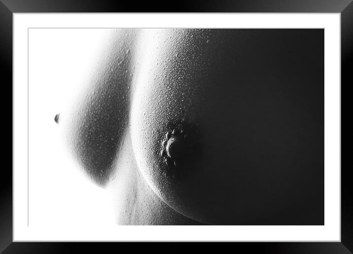 Nude 4 Framed Mounted Print by Maciej Pawlikowski