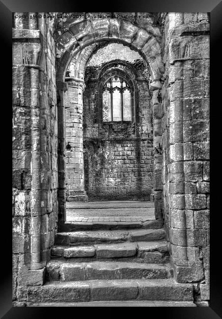 A window within a door Framed Print by Dave Carroll