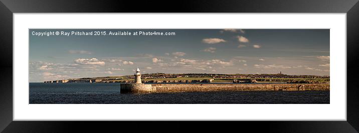  South Shields Panorama Framed Mounted Print by Ray Pritchard
