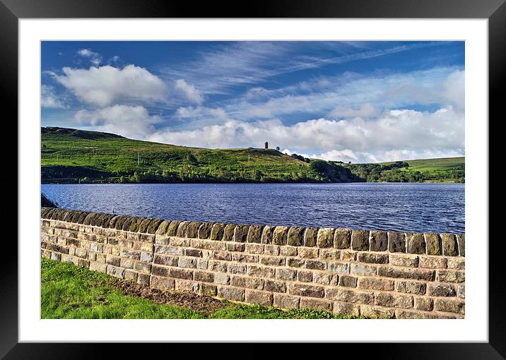Strines Reservoir  Framed Mounted Print by Darren Galpin