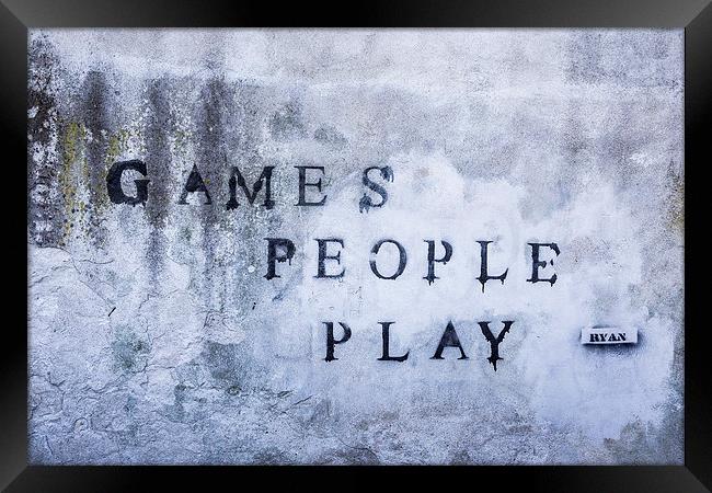 Games People Play Framed Print by Andy McGarry