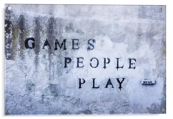  Games People Play Acrylic by Andy McGarry
