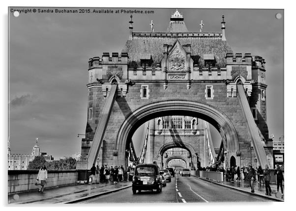  Tower Bridge London Acrylic by Sandra Buchanan
