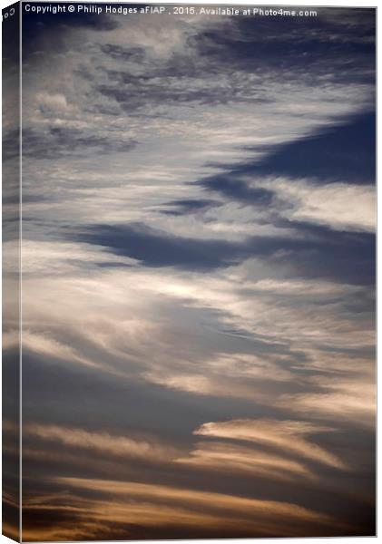 Evening Clouds 2  Canvas Print by Philip Hodges aFIAP ,