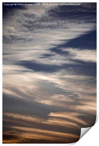 Evening Clouds 2  Print by Philip Hodges aFIAP ,